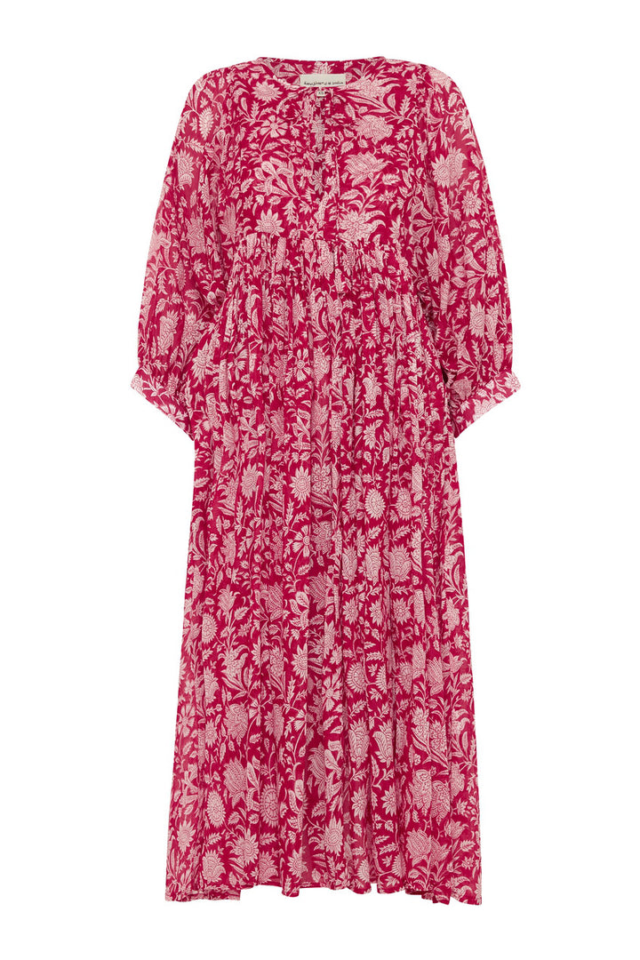 Kyra Midi Dress ~ Saffron