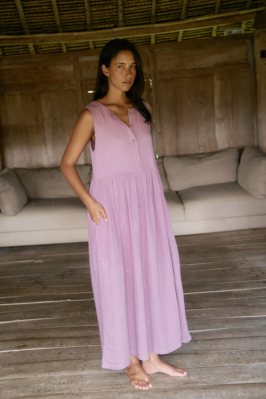 Nadi Dress ~ Mauve