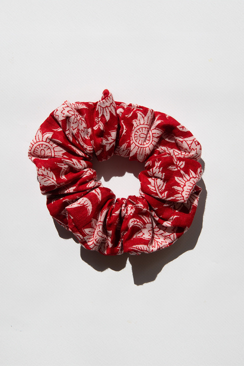 Upcycled Scrunchie ~ Saffron