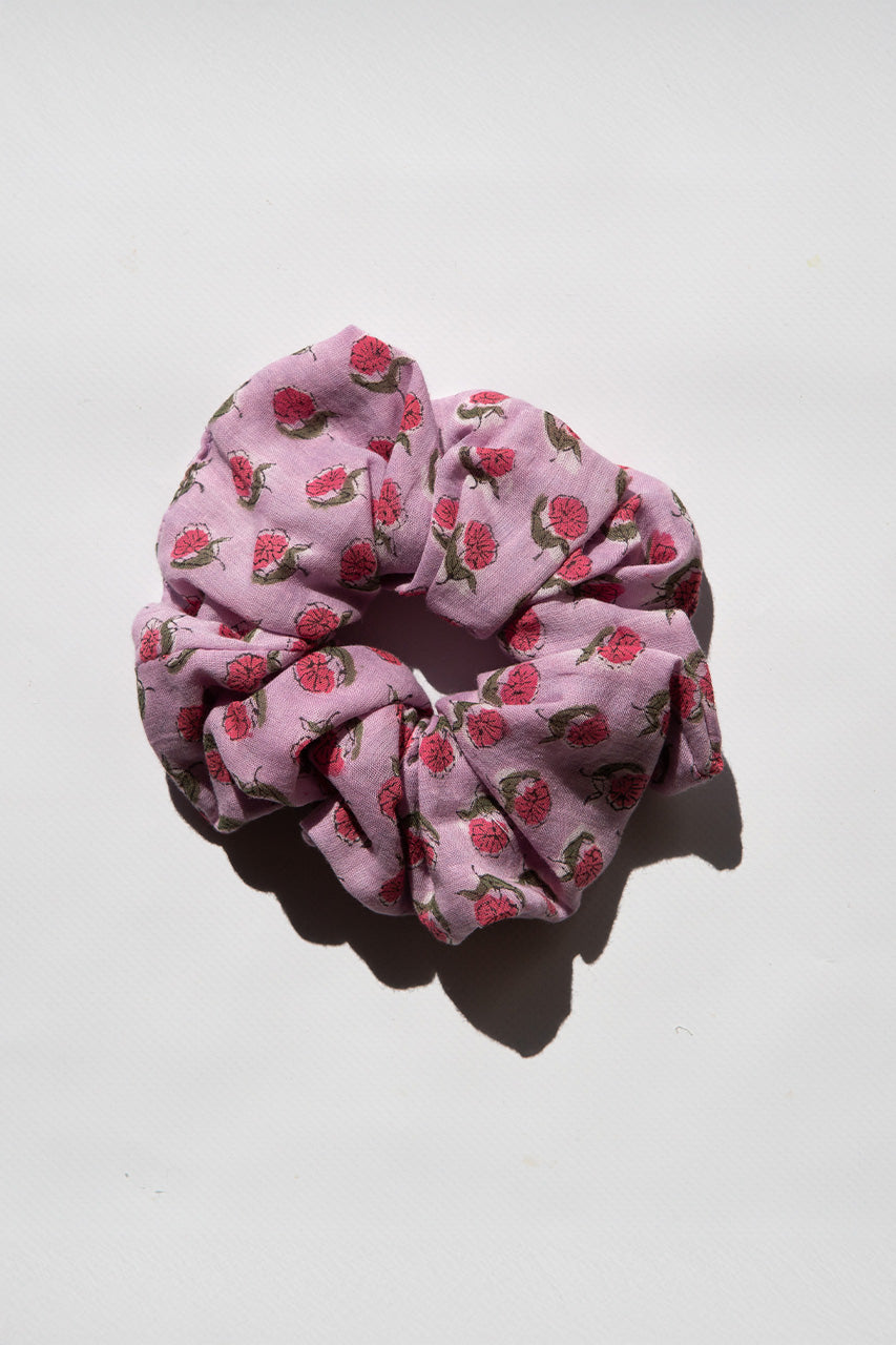 Upcycled Scrunchie ~ Violet