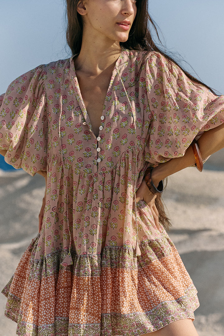 Bhoomi Mini Dress ~ Sunset