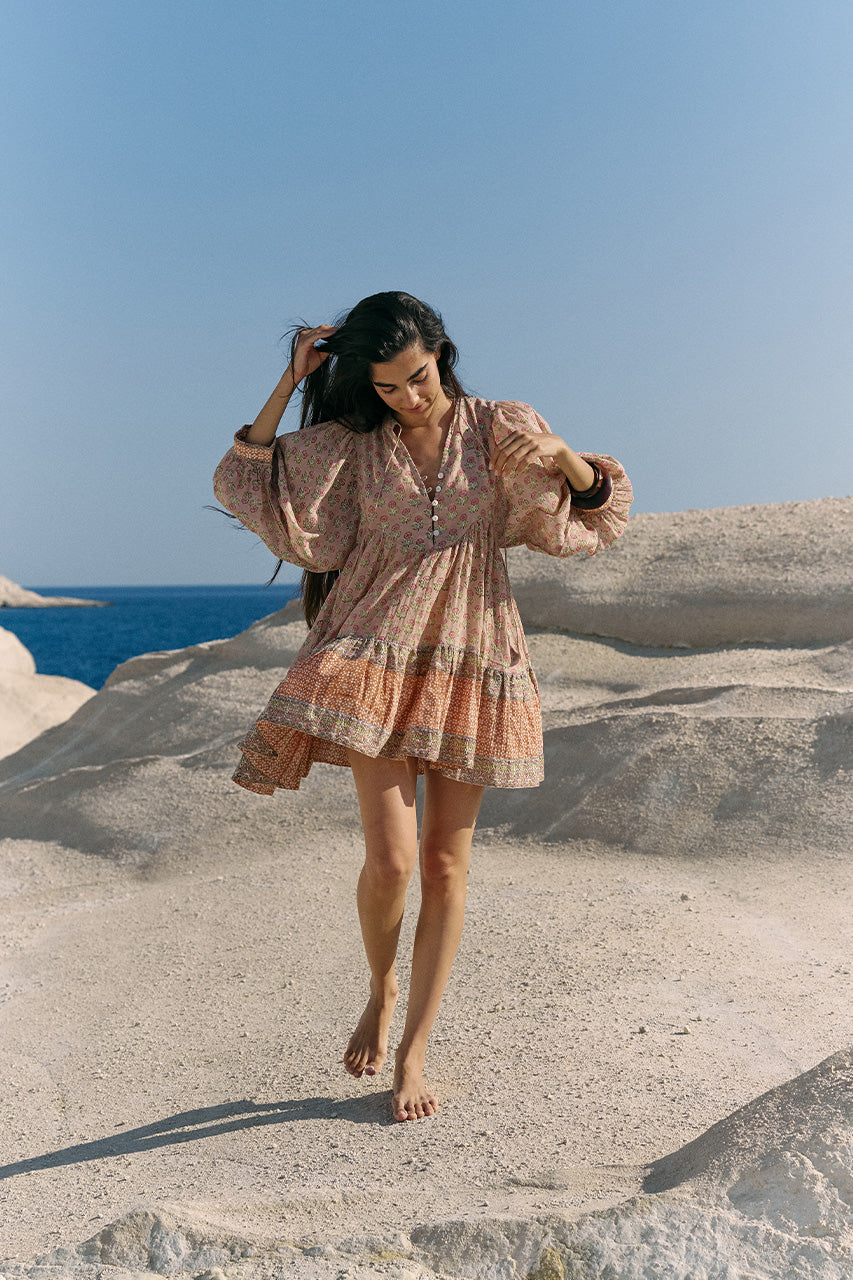 Bhoomi Mini Dress ~ Sunset