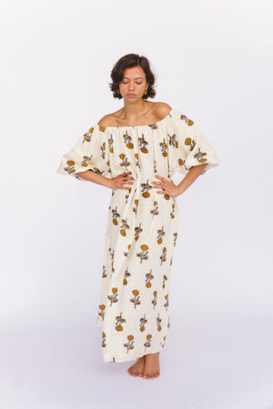 Dahlia Maxi Dress ~ Marigold