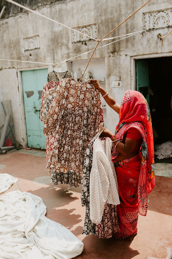 Upcycled Scrunchie ~ Saffron
