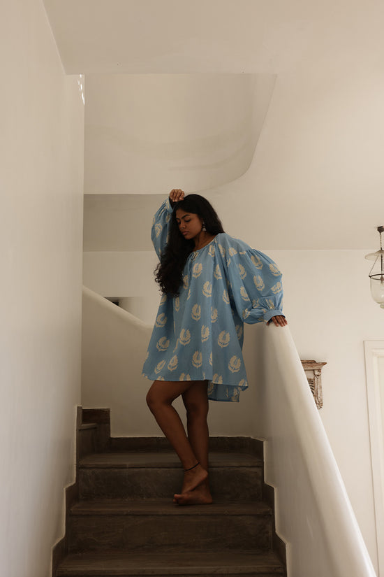 Ria Mini Dress ~ Sky