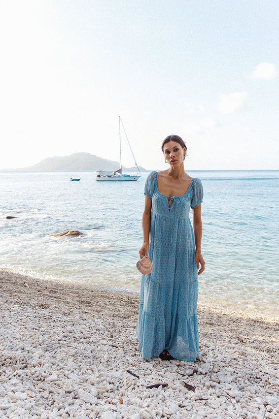 Sita Maxi Dress ~ Bluebell