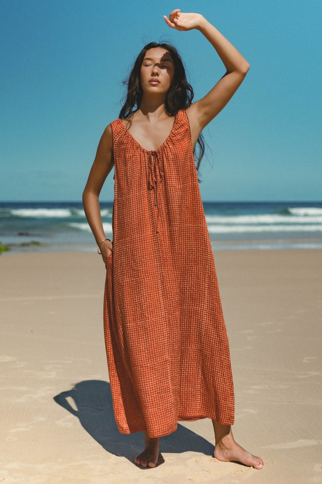 Kyra Midi Dress ~ Olive