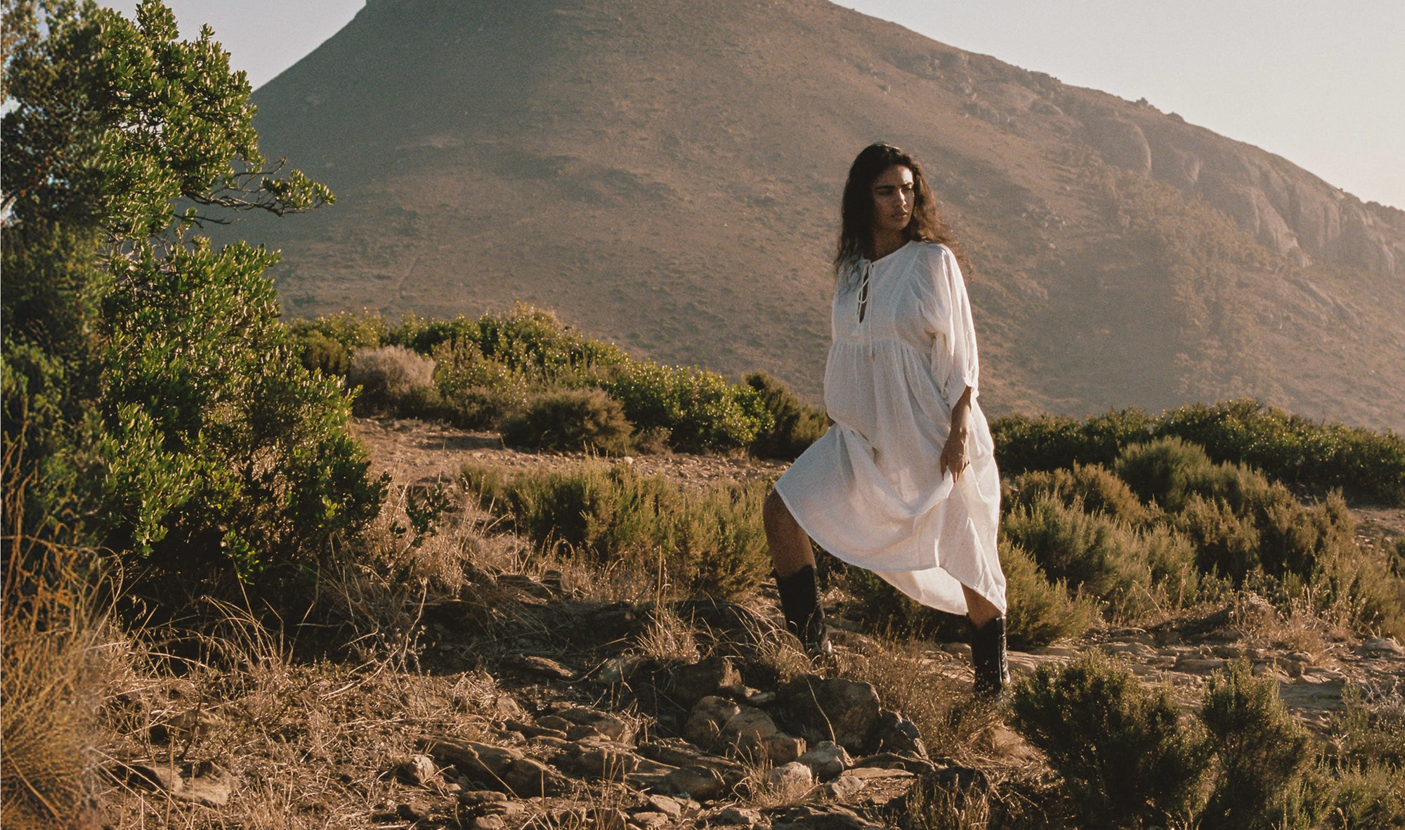 Kyra Midi Dress ~ Olive