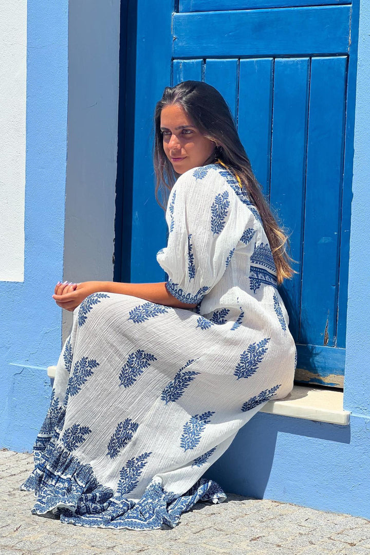 Mishka Maxi Dress ~ Azure Blue