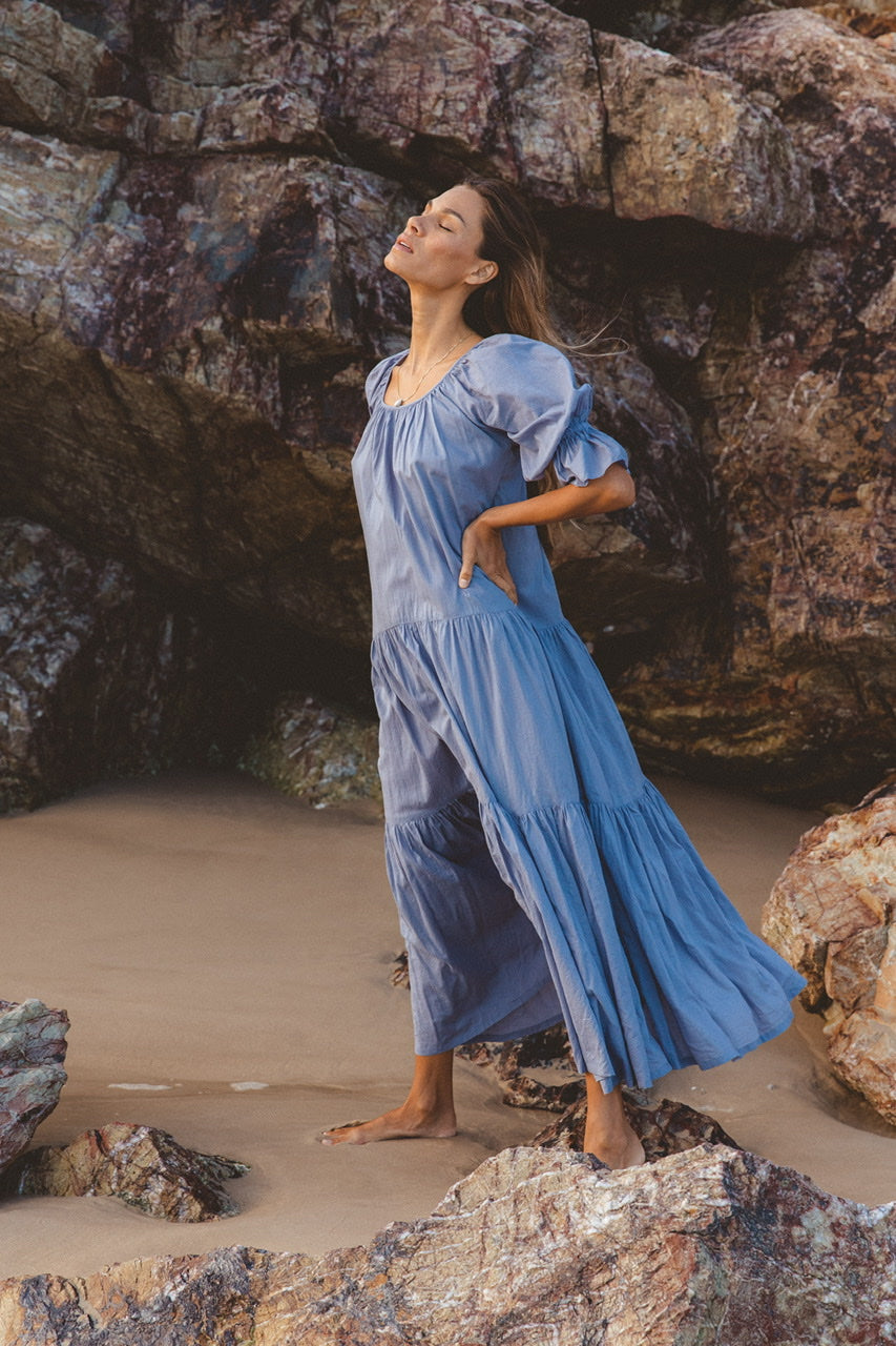 Sahana Gown ~ Blue Lagoon