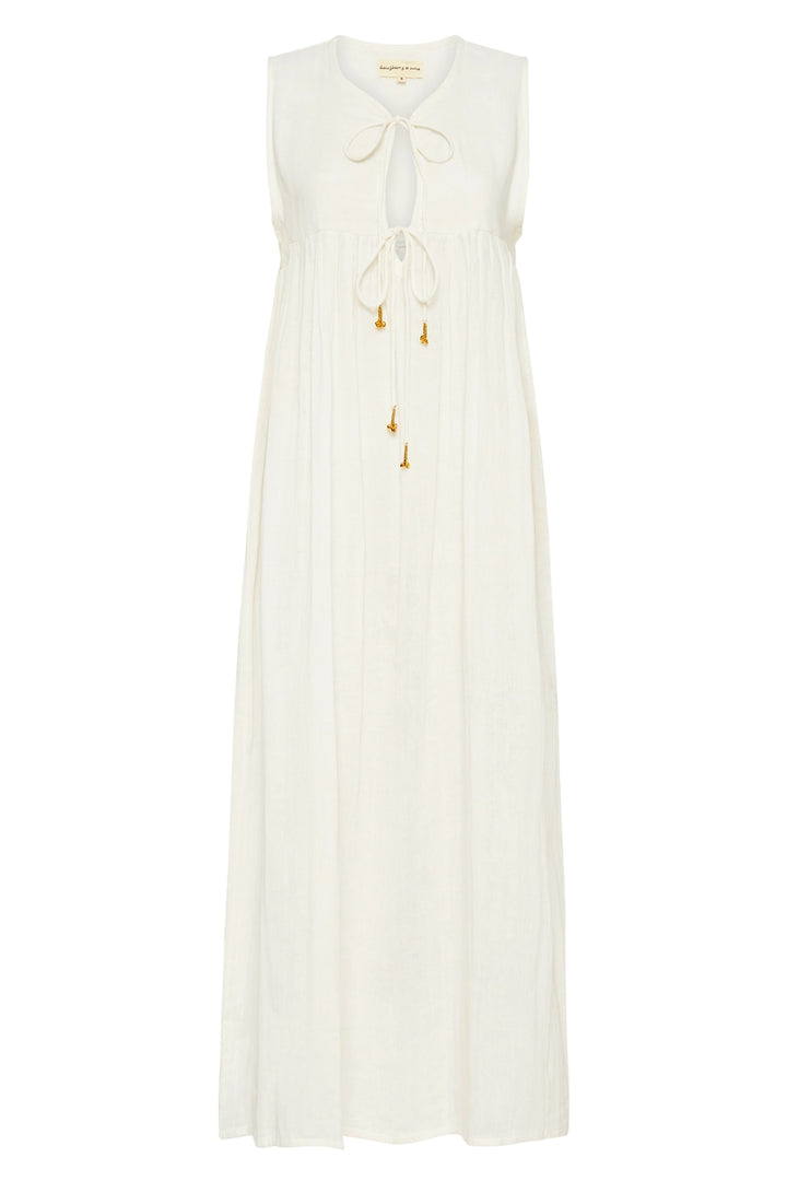 Aalia Dress ~ White Gauze