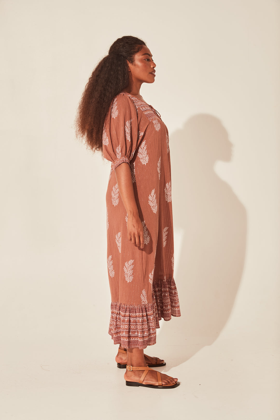 Mishka Maxi Dress - Hazelnut