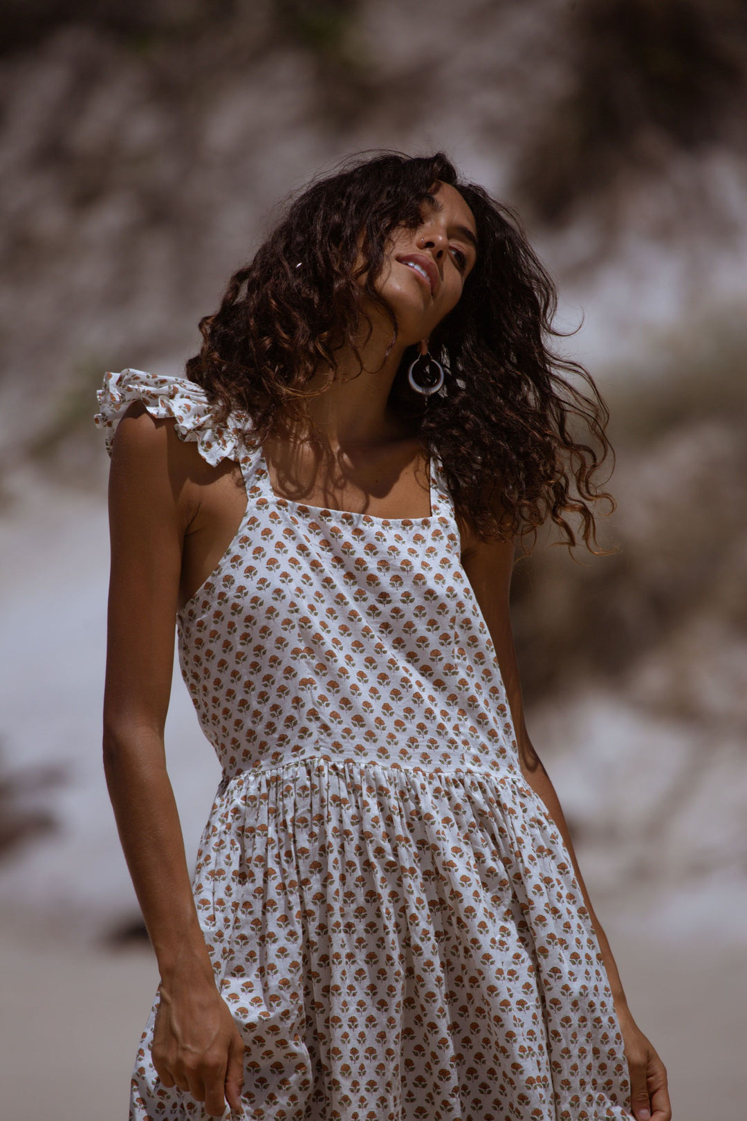 Manjari Dress ~ White