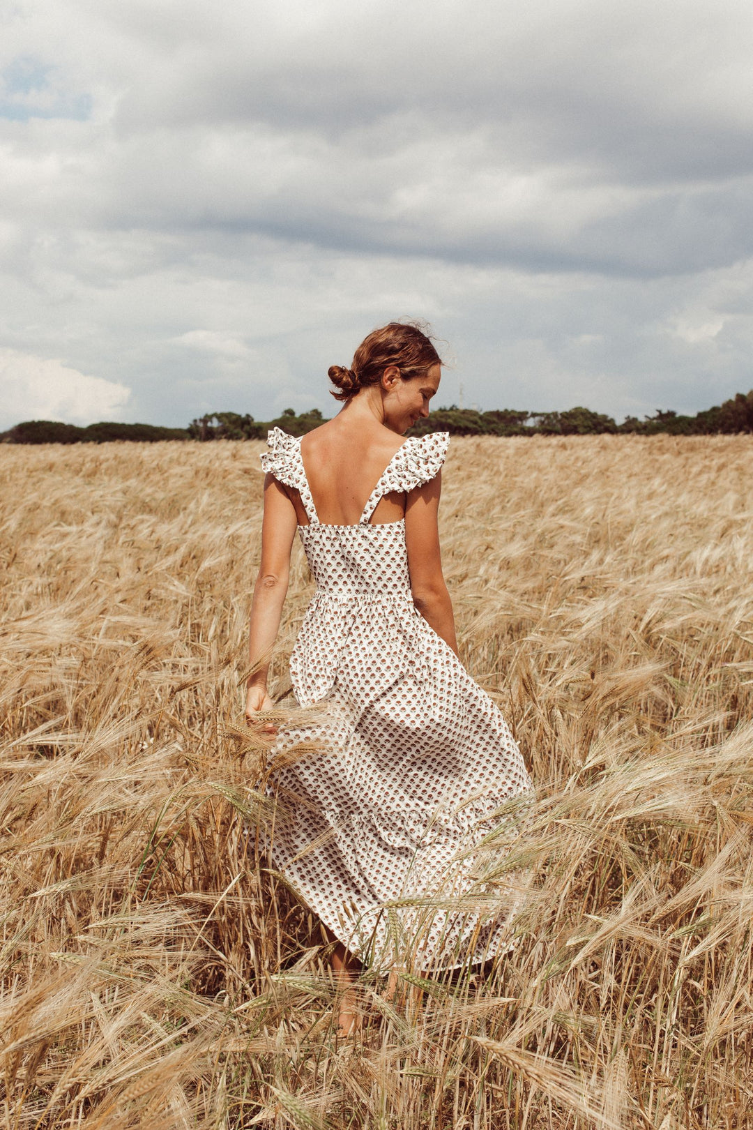 Manjari Dress ~ White